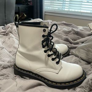 White Doc Marten